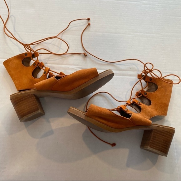 Matisse Expo Gladiator Style Chunky Heel Sandals - Picture 5 of 13